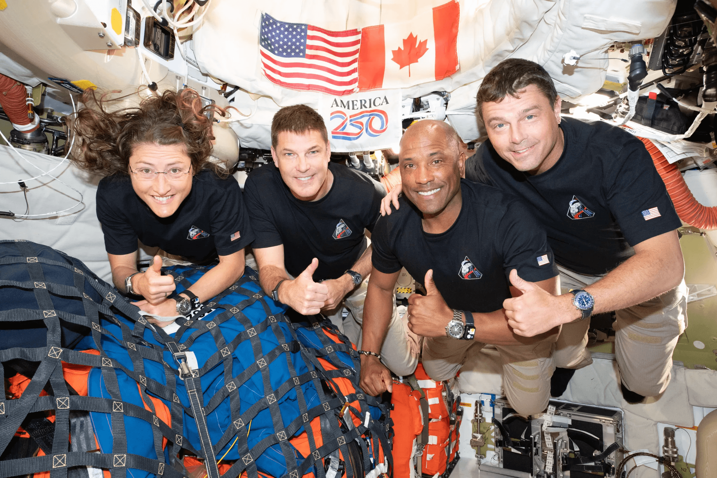 Christina Koch, Jeremy Hansen, Victor Glover e Reid Wiseman – Artemis II